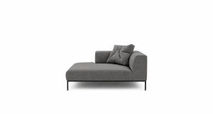 Кушетка Vision 155 × 106 см на металлическом основании | Артикул: АА2-430.4
