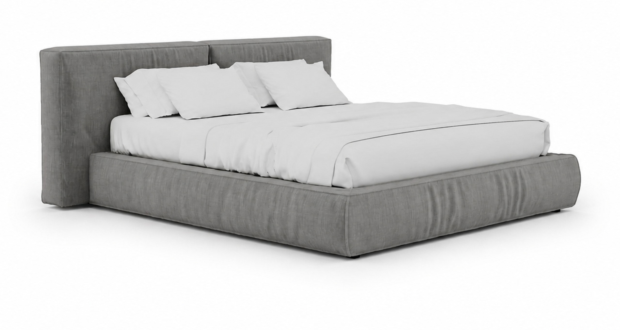 Кровать Soft АК-01.15.160 — перспективный ракурс, масштаб 150%