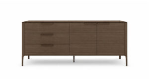 Комод Mara 193 × 51 см с ящиками и дверцами | Артикул: АКМ-04.31